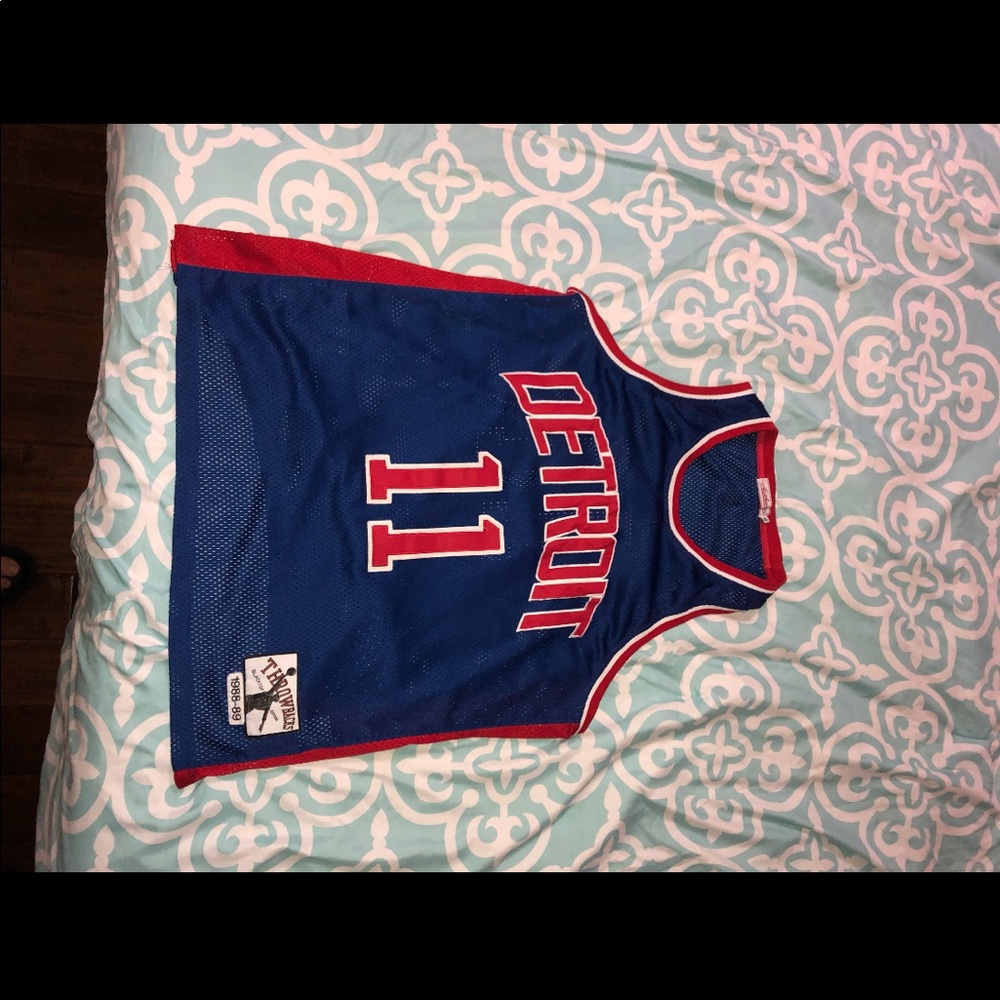Throwbacks Detroit Basketball jersey